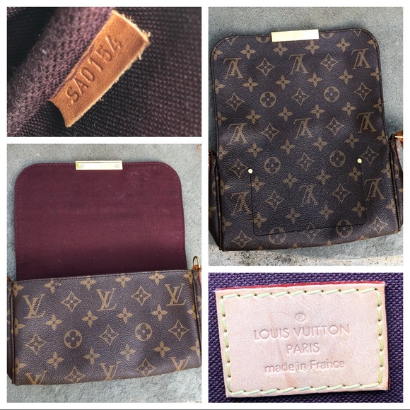 🚫SOLD🚫LV Mono Favorite PM WDUST BAG, STRAP & BOX - Picture 4 of 8